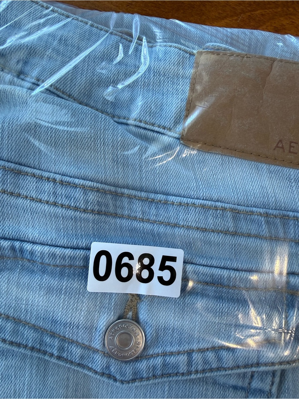 Aeropostale Low Rise Flare Jeans Light Wash Stretch Denim Womens Size 6 regular - Picture 11 of 11